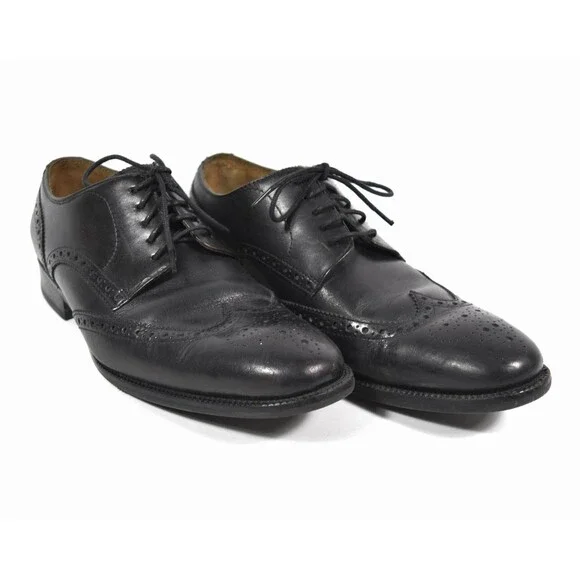Cole Haan Black Leather Wingtip Oxford Shoes Mens Size 8.5M Brogue Dress Cole Haan NikeAir Mens Size 8.5M Black Leather Wingtip  main image 3